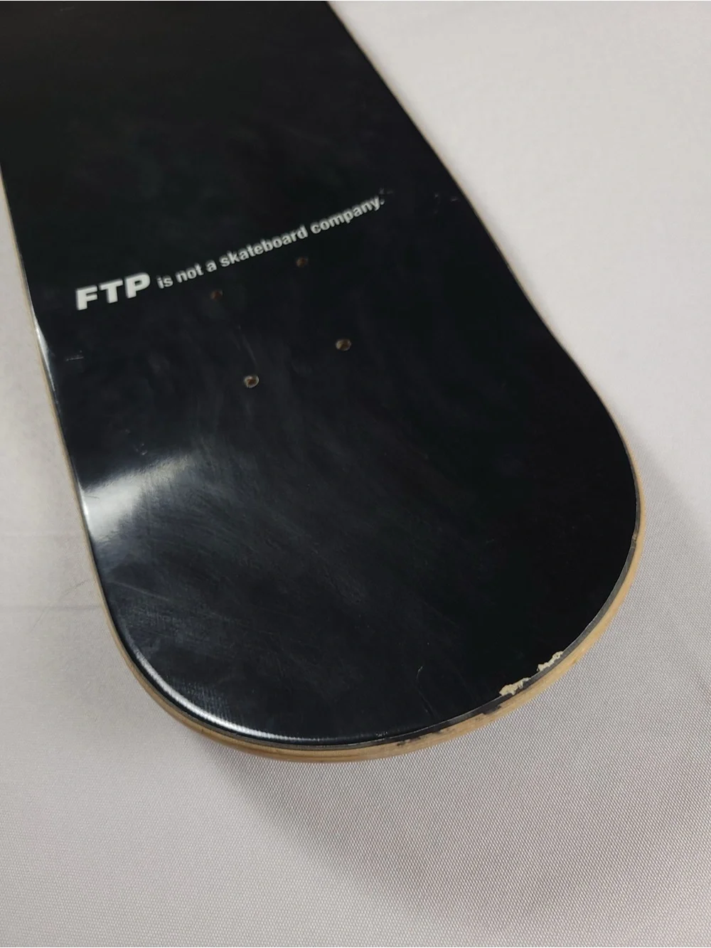 FTP Glow In The Dark Logo Skateboard Deck Very Rare 2019 *Has Storage Flaws*